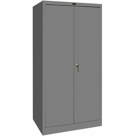 HALLOWELL 36'' x 18'' x 72'' Gray Combination Cabinet with Solid Doors - Unassembled 455C18HG 434455C18HG